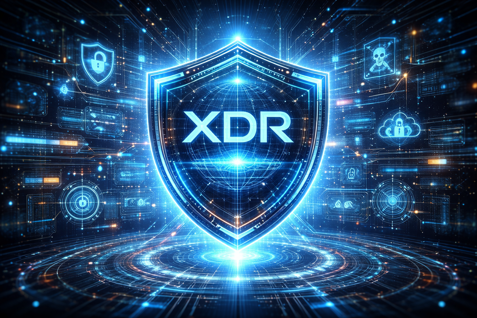XDR system infographic